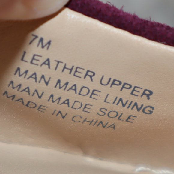 Gianni Bini Maroon Suede Pointed Heels Pumps Women's Size 7-NWOT - Picture 8 of 8